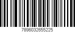 Código de barras (EAN, GTIN, SKU, ISBN): '7896032655225'