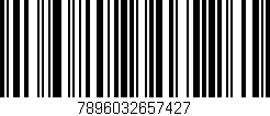 Código de barras (EAN, GTIN, SKU, ISBN): '7896032657427'