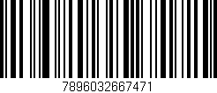 Código de barras (EAN, GTIN, SKU, ISBN): '7896032667471'