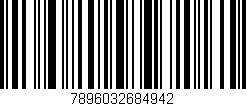 Código de barras (EAN, GTIN, SKU, ISBN): '7896032684942'