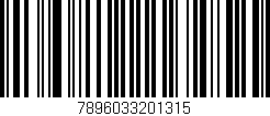 Código de barras (EAN, GTIN, SKU, ISBN): '7896033201315'