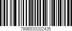 Código de barras (EAN, GTIN, SKU, ISBN): '7896033202435'