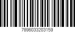 Código de barras (EAN, GTIN, SKU, ISBN): '7896033203159'