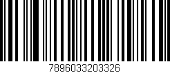 Código de barras (EAN, GTIN, SKU, ISBN): '7896033203326'