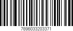 Código de barras (EAN, GTIN, SKU, ISBN): '7896033203371'
