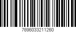 Código de barras (EAN, GTIN, SKU, ISBN): '7896033211260'
