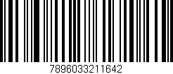 Código de barras (EAN, GTIN, SKU, ISBN): '7896033211642'