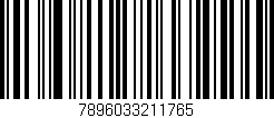 Código de barras (EAN, GTIN, SKU, ISBN): '7896033211765'