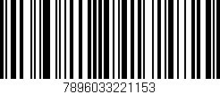 Código de barras (EAN, GTIN, SKU, ISBN): '7896033221153'