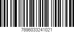 Código de barras (EAN, GTIN, SKU, ISBN): '7896033241021'
