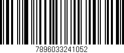 Código de barras (EAN, GTIN, SKU, ISBN): '7896033241052'