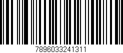Código de barras (EAN, GTIN, SKU, ISBN): '7896033241311'