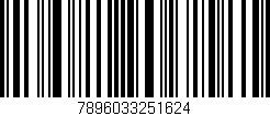 Código de barras (EAN, GTIN, SKU, ISBN): '7896033251624'