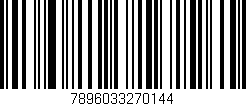 Código de barras (EAN, GTIN, SKU, ISBN): '7896033270144'