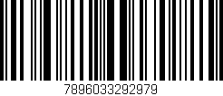Código de barras (EAN, GTIN, SKU, ISBN): '7896033292979'