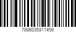 Código de barras (EAN, GTIN, SKU, ISBN): '7896035911458'