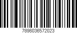 Código de barras (EAN, GTIN, SKU, ISBN): '7896036572023'