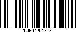 Código de barras (EAN, GTIN, SKU, ISBN): '7896042016474'