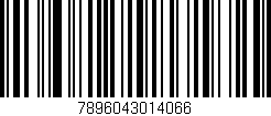 Código de barras (EAN, GTIN, SKU, ISBN): '7896043014066'