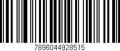 Código de barras (EAN, GTIN, SKU, ISBN): '7896044928515'