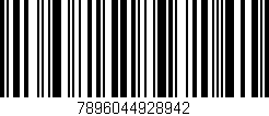 Código de barras (EAN, GTIN, SKU, ISBN): '7896044928942'