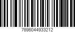 Código de barras (EAN, GTIN, SKU, ISBN): '7896044933212'