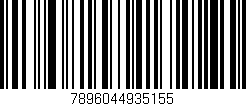 Código de barras (EAN, GTIN, SKU, ISBN): '7896044935155'
