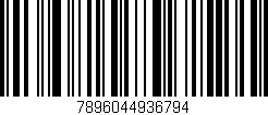 Código de barras (EAN, GTIN, SKU, ISBN): '7896044936794'