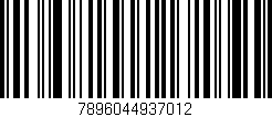 Código de barras (EAN, GTIN, SKU, ISBN): '7896044937012'