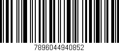 Código de barras (EAN, GTIN, SKU, ISBN): '7896044940852'