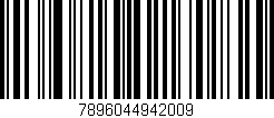 Código de barras (EAN, GTIN, SKU, ISBN): '7896044942009'