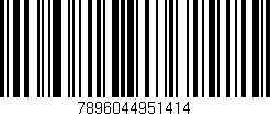 Código de barras (EAN, GTIN, SKU, ISBN): '7896044951414'