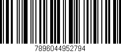 Código de barras (EAN, GTIN, SKU, ISBN): '7896044952794'