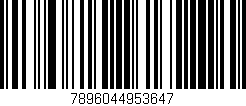 Código de barras (EAN, GTIN, SKU, ISBN): '7896044953647'