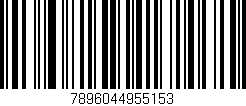 Código de barras (EAN, GTIN, SKU, ISBN): '7896044955153'