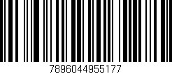 Código de barras (EAN, GTIN, SKU, ISBN): '7896044955177'