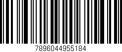 Código de barras (EAN, GTIN, SKU, ISBN): '7896044955184'