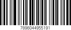 Código de barras (EAN, GTIN, SKU, ISBN): '7896044955191'