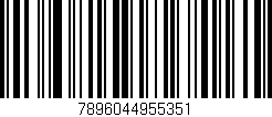 Código de barras (EAN, GTIN, SKU, ISBN): '7896044955351'