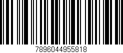 Código de barras (EAN, GTIN, SKU, ISBN): '7896044955818'