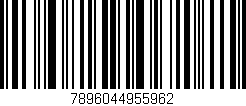 Código de barras (EAN, GTIN, SKU, ISBN): '7896044955962'