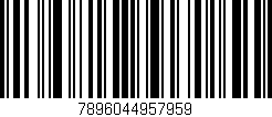Código de barras (EAN, GTIN, SKU, ISBN): '7896044957959'