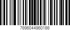 Código de barras (EAN, GTIN, SKU, ISBN): '7896044960188'