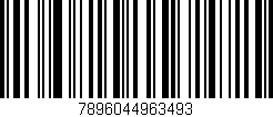 Código de barras (EAN, GTIN, SKU, ISBN): '7896044963493'