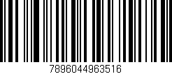 Código de barras (EAN, GTIN, SKU, ISBN): '7896044963516'