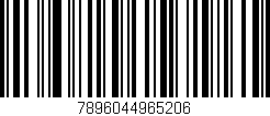 Código de barras (EAN, GTIN, SKU, ISBN): '7896044965206'