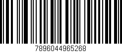 Código de barras (EAN, GTIN, SKU, ISBN): '7896044965268'