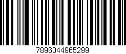 Código de barras (EAN, GTIN, SKU, ISBN): '7896044965299'