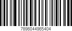 Código de barras (EAN, GTIN, SKU, ISBN): '7896044965404'