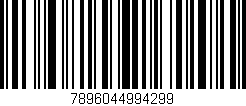 Código de barras (EAN, GTIN, SKU, ISBN): '7896044994299'